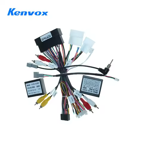16pin android Car radio Wire Harness Power Cable Adapter Canbus Decoder For Hyundai Sonata 8 9 Kia K