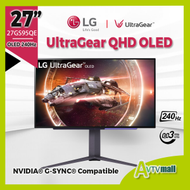 LG - 27'' 27GS95QE-B UltraGear OLED HDR400 True black支援 240Hz 及 0.03ms 遊戲顯示器 (行貨3年保養)