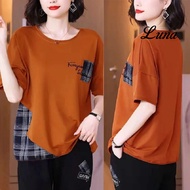 Summer Fashion T Shirt Woman O-Neck Short Sleeve Plus Size T-shirt Woman Shirt Oversized Women Shirt