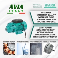 ITALY JET Water Booster Pump 750W 1HP AVIA Jetmatic