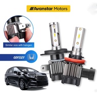 2PCS *1 Year Warranty* Compatible with Honda Odyssey Mini 1:1 Car LED Headlight Foglight 4300K/6000K