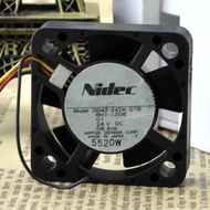 Japan Nidec 4010 24V 0.08A 3-Wire Copier Cooling Fan D04X-24TH 07B