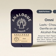 Analogue Apotik Solid Cologne Omni | Pocket Perfume | Solid Perfume | Perfume Balm | Dark Berry Wood