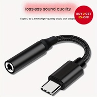 Type C3.5mm USB-C 3.5    Penyesuai Fon Kepala USB-C ke 3.5mm Kabel Audio Jack 3.5 Sambungan Stabil F