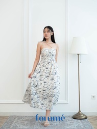 Misty Dress / Dress Panjang Wanita / Korean Casual Dress / Maxi Dress 