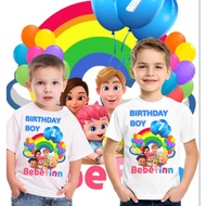 BEBE FINN DESIGN THEME BIRTHDAY KIDS SHIRT