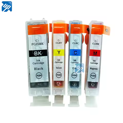 4colors PGI5 BK CLI 8 C/M/Y compatible ink cartridge for Canon PIXMA IX4000 IX5000 IP4200 IP3300 IP3