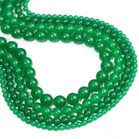 Malay Jade Natural Stone Beads Tianhe Stone Round Loose Stone Beads for Jewelry Making DIY Bracelet 