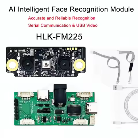 Hi-Link Face Recognition Module FM225 3D Face Recognition Camera Live Detection AI Smart Offline Ser