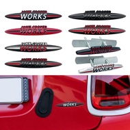 For Mini Cooper S JCW F55 F56 F60 F53 F54 R55 R56 R60 R61 R58 F57 John Cooper Works Metal Badge Car Body Decor Sticker Parts