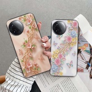 Xiaomi Redmi K80 / K80 Pro case with flower print, beautiful fashion