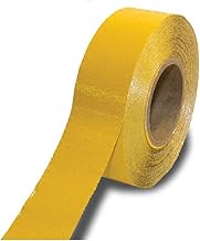 ifloortape Yellow Reflective Foil Outdoor Pavement Marking Tape, Conforms to Rough or Smooth Asphalt