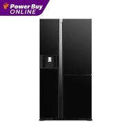HITACHI ตู้เย็นไซด์ บาย ไซด์ (20.1 คิว, สี Gl Black) รุ่น R-MX600GVTH1