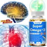 Soomiig Omega-3 Fish Oil Supplement - Supports Eye Health, Brain Function, Joint Mobility and Immune