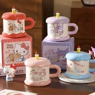 kuromi 380ml 陶瓷杯 水杯 水壺 水樽 公仔 卡通水樽 my melody 玉桂狗 肉桂狗 cinnamoroll 實用 擺設 日用品 hello kitty 生日禮物 送禮