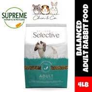 SUPREME SCIENCE SELECTIVE Adult Rabbit Food 4LB/1.8KG