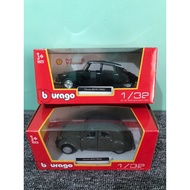 Diecast Burago 1/32 Citroen DS19(1955) & Citroen 2CV(1952) NEW