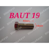 Bolt 19 Set Bolt Nut Ring M14 WP14 Set