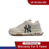 [Brand New] MLB Chunky Runner Liner Men's and Women's Sports Sneakers Warranty For 5 Years Unencapsulated original goods NMZY0229ZML