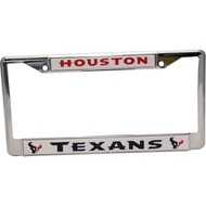 NFL Houston Texans Chrome Licensed Plate Frame