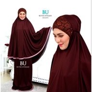 Telekung Kain Sembahyang Dewasa Murah Umrah Solat Mukena Viscose Cotton Plain Hiqmah Hikmah Lace