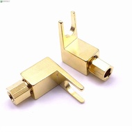 NEEDWAY Banana to Spade Adapte Metal 1Pc Spade Adapter Adapter Plugs Y Type Speaker Cable Connector 