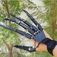 Halloween Articulated Fingers Scarry Fake Fingers Skeleton Hands Realistic Horror Ghost Claw Props C