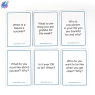 Family Chat Card Game - Dialogue Party Game for Group Fun