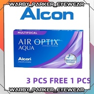 ALCON Air Optix Hydraglyde Multifocal Disposable Lenses [Free 1pc Silicone Hydrogel Monthly Contact 