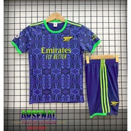 A012 - ARSENAL Blue Soccer Shirt With Banana Border 2024 - ARSENAL Blue Football Club Kit With Banana Border 2024