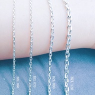 Silver 925 Necklacet "Anchor Chain Plain" 925銀項鏈 (Rantai Leher Perak 925) 萬字鏈(Rantai Sauh)