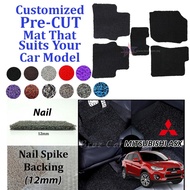Mitsubishi ASX 12MM Customized PRE CUT PVC Coil Floor Mat Anti Slip Carpet