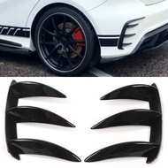 2pcs Rear Bumper Canard Splitter Vent Fin Replacement For MercedesBenz W176 AMG Line 20132018