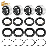 MATI 4 Set Front & Rear Wheel Hub Bearings Seals Kit for Arctic Cat 250 300 400 500 0402-275 0402-08