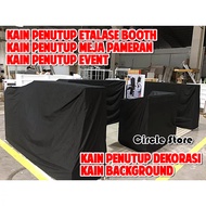 Exhibition Showcase Cover Cloth Exhibition Booth Cover/ Decorative Table Cover/ Event Stage Cover/