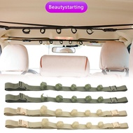 Beautylife| 2PCS Car Fishing Rod Holder Straps Save Space Nylon Anti-Slip Adjustable Tie-Down for Ca