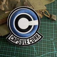 Tampalan Beg galas Syarikat Kapsul Dragon Ball Bersulam Tampalan Moral Taktikal Tampalan Jaket Velcr