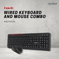 HAVIT Wired Keyboard And Mouse For Computer Laptop (KB270CM)