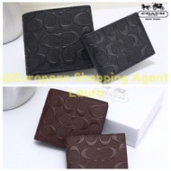 New Short Wallet Men Foldover Wallet Embossed In Stock 75363
