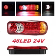 1PCS LED Tail Lights Caravan Truck Light 24v LED Lights Trailer Light Truck Lighting 64 LED Rear Lights Lanterns For Tra