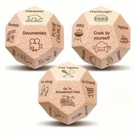 3pcs/Set Couple Decision Dice Set - Perfect Choice For Date Night, Dining And Movie Ideas - Ideal Gi