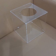 Lucky dip box acrylic coupon draw acrylic and styrofoam bulir storage box