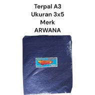 A3 Blue Silver Plastic Tarpaulin Size 3x5 meters | Tarpaulin | Plastic Tarpaulin | Arowana Tarpaulin