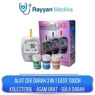 Easy Touch 3 in 1, Alat Ukur Gula Darah, Asam Urat dan Kolesterol