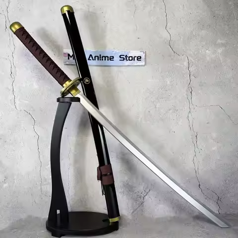 102cm Himura Kenshin Katana Anime Rurouni Kenshin Cosplay Sword Samurai Sabre Ninja Knife Blade Real
