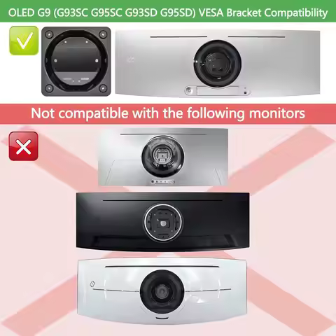 VESA Mount Adapter For Samsung odyssey G93SD Monitor S49DG932SC S49DG952SC S49CG934SC S49CG954SN S49