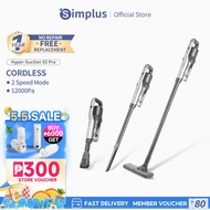 Simplus 3 In 1 Cordless Vacuum Cleaner Portable Vacuum Cleaner Ultra Quiet 12000Pa Strong Suction Ha