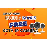 FREE  CCTV IP CAMERA with REGISTER UNIFI MAXIS TIME ONLY RM1