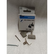 Shimano brand bicycle disc brake pads, B05S series, box model via Malaysia