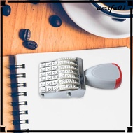 [Umifa] 6 Digit Numbering Stamp, Number Stamp, Digit Stamp, Vintage Numbering Stamp, 5mm